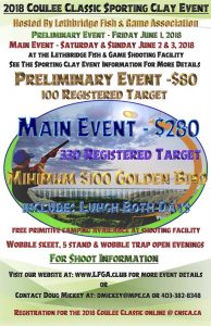 2018 Coulee Classic Sporting Clay Event 
